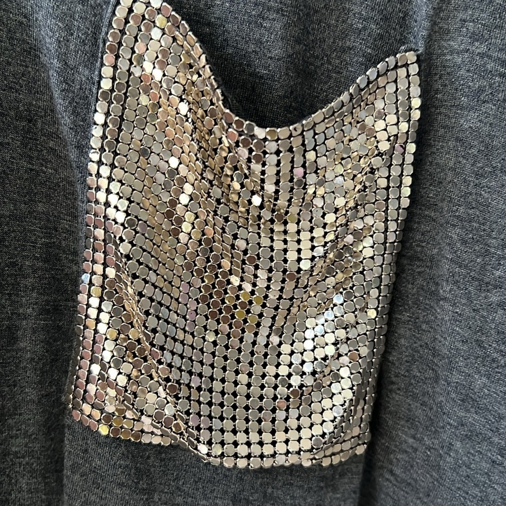 HAUTE HIPPIE Gray tank - Picture 4 of 5